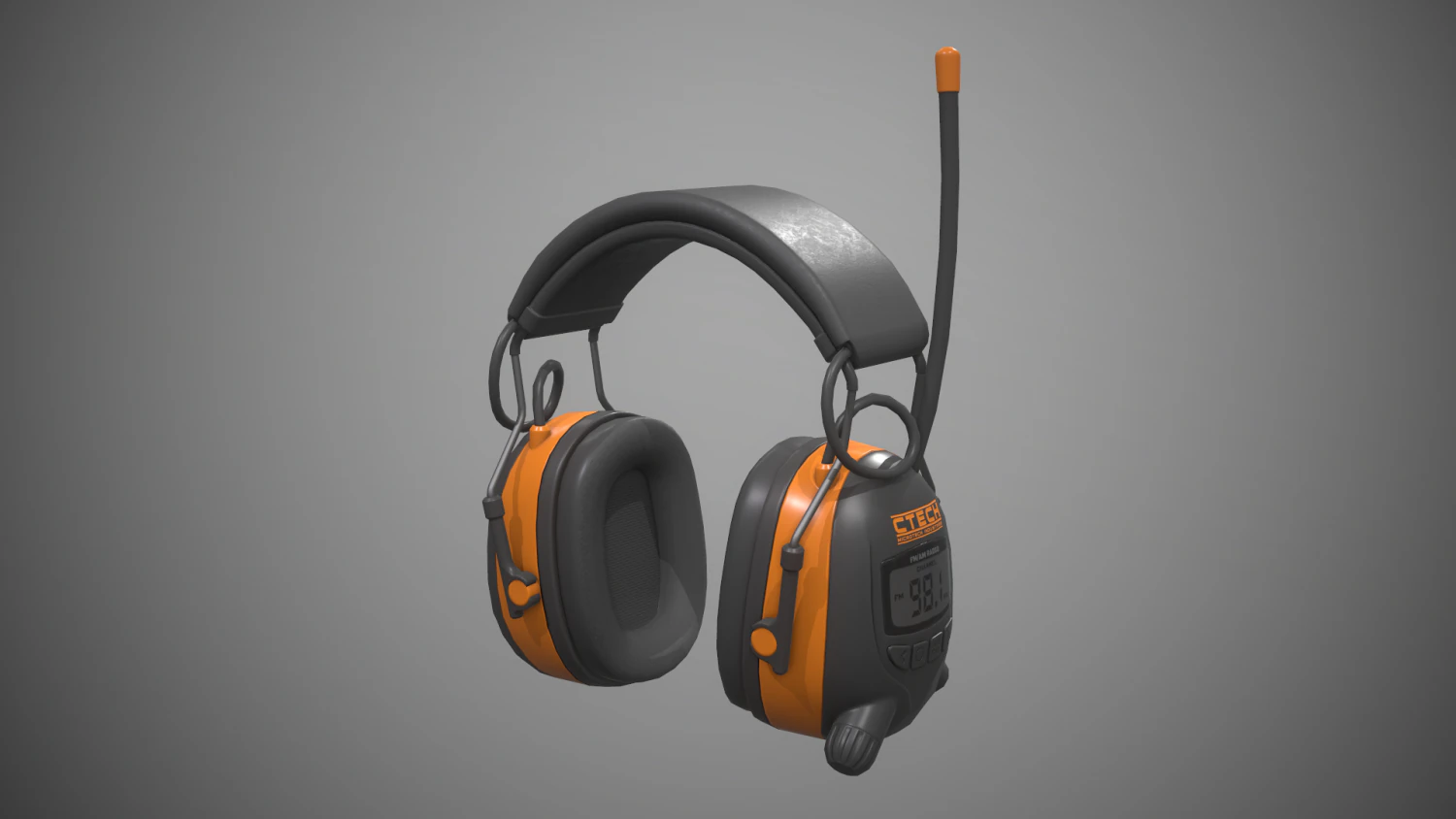 cuffie antirumore Modello 3D .c4d .max .obj .3ds .fbx .stl .blend