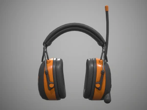 cuffie antirumore Modello 3D