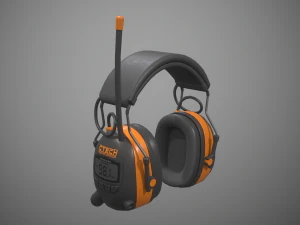 cuffie antirumore Modello 3D