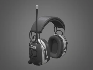 cuffie antirumore Modello 3D