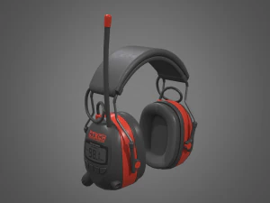 cuffie antirumore Modello 3D