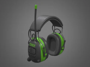 cuffie antirumore Modello 3D