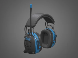 cuffie antirumore Modello 3D