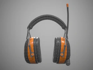 cuffie antirumore Modello 3D