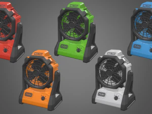jobsite fan 3D Model