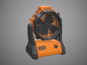 jobsite fan 3D 模型