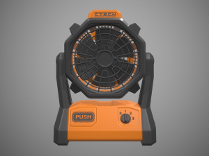 jobsite fan 3D 模型