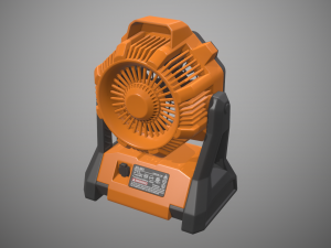 jobsite fan 3D 模型