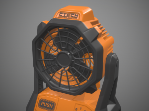 jobsite fan 3D 模型