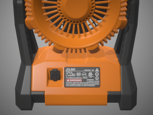 jobsite fan 3D 模型