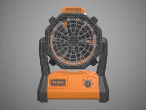 jobsite fan 3D 模型