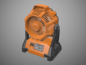 jobsite fan 3D 模型