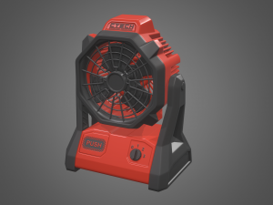 jobsite fan 3D 模型