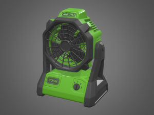 jobsite fan 3D 模型