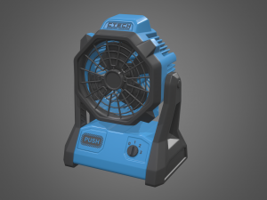 jobsite fan 3D 模型