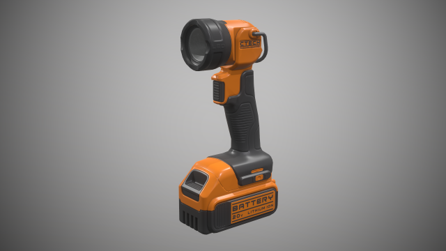 flashlight 3D 模型 .c4d .max .obj .3ds .fbx .stl .blend 
