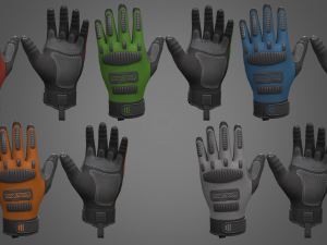 work gloves 3D 모델