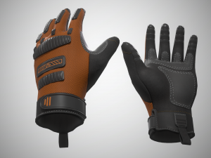 work gloves 3D 모델