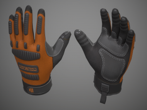 work gloves 3D 모델