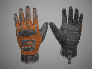 work gloves 3D 모델