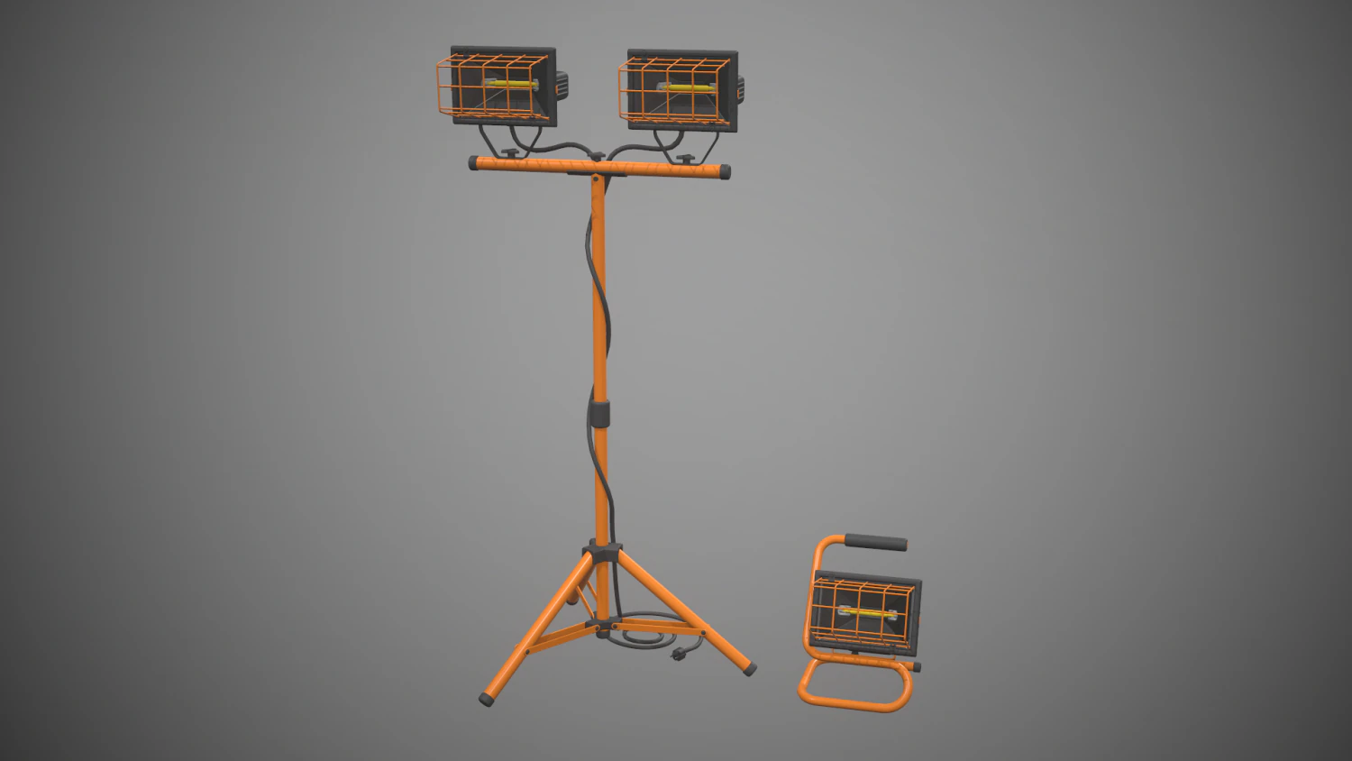 halogen lamp 3D Model .c4d .max .obj .3ds .fbx .stl .blend