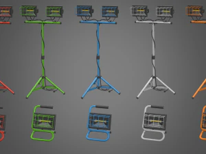 halogen lamp 3D Model