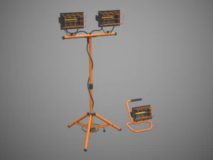 halogen lamp 3D Model