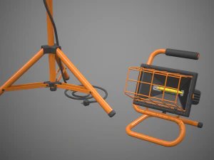 halogen lamp 3D Model