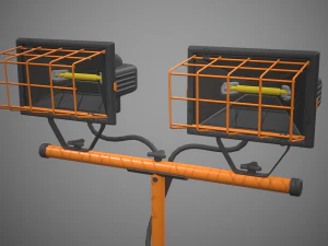 halogen lamp 3D Model