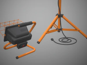 halogen lamp 3D Model