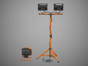 halogen lamp 3D Model