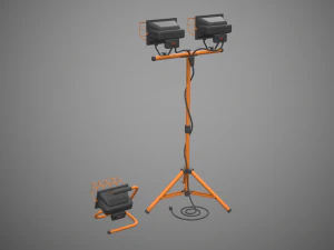 halogen lamp 3D Model