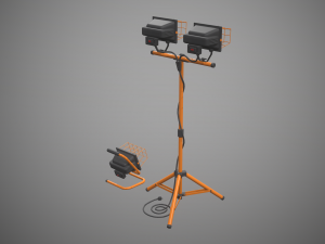 halogen lamp Modelo 3D