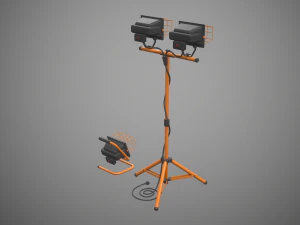 halogen lamp 3D Model
