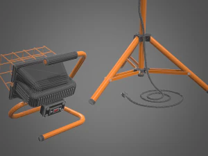 halogen lamp 3D Model