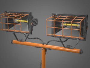 halogen lamp 3D Model
