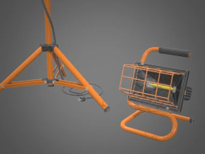 halogen lamp 3D Model