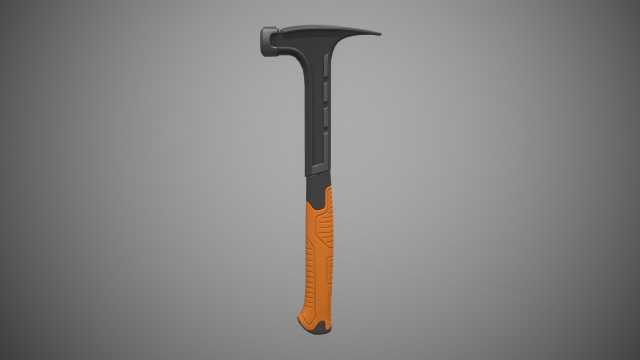 hammer Modelo 3D .c4d .max .obj .3ds .fbx .stl .blend 