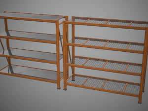 industrial shelf 3D Model