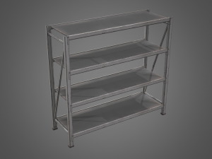 industrial shelf Modèle 3D