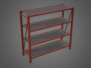 industrial shelf 3D Model