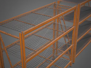 industrial shelf 3D Model