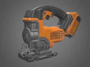 seghetto alternativo alimentato a batteria Modello 3D