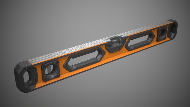 leveler measuring tool 3D Модель .c4d .max .obj .3ds .fbx .stl .blend 