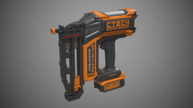 nail battery powered 3Dモデル .c4d .max .obj .3ds .fbx .stl .blend 