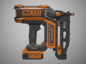 nail battery powered 3D Model