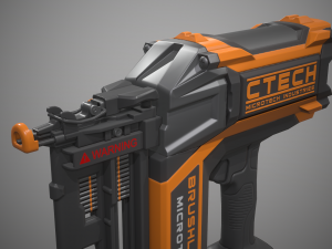nail battery powered 3Dモデル