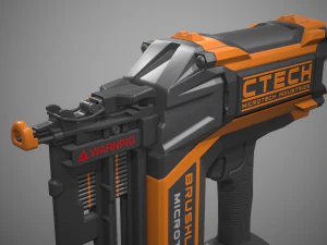 nail battery powered 3D Model