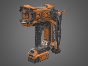 nail battery powered 3Dモデル