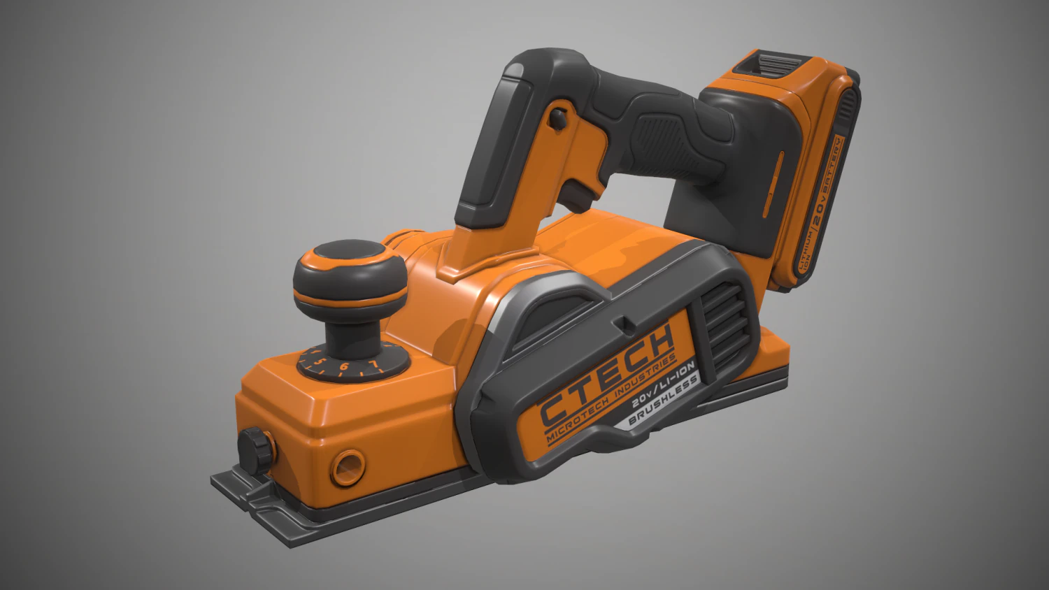 hand held planer 3D Model .c4d .max .obj .3ds .fbx .stl .blend 